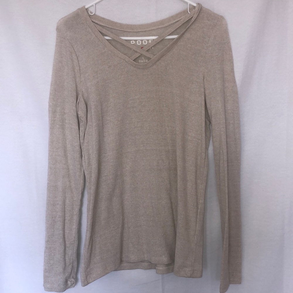 cut out long sleeve